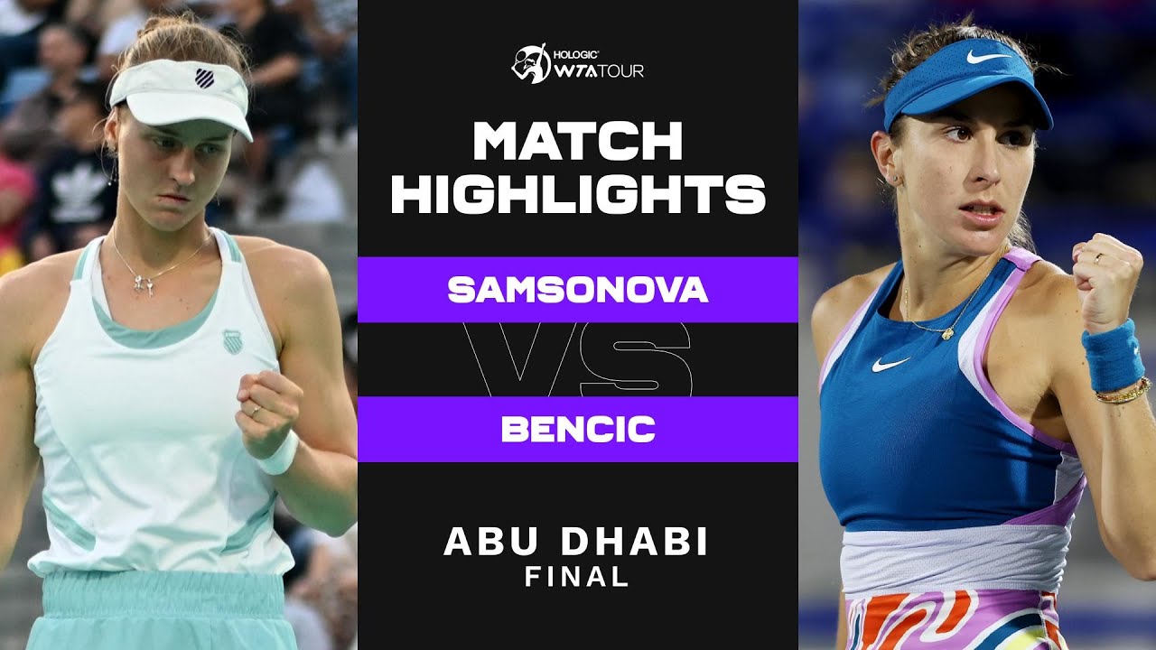 Bencic Returns To WTA Final In Abu Dhabi Bencic Returns To WTA Final In Abu Dhabi