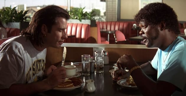 Watch John Travolta Savor A Pulp Fiction Steak In Miami Watch John Travolta Savor A Pulp Fiction Steak In Miami